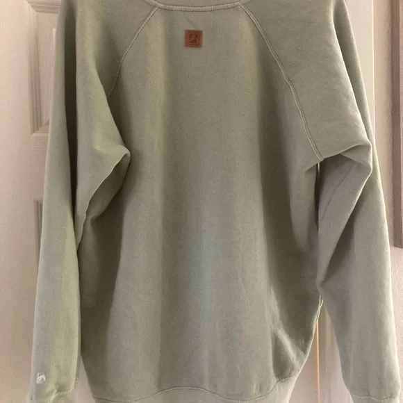 Outfitter Trading Co. Sweatshirt Women’s Large Park City Green Hi-low - Picture 5 of 5